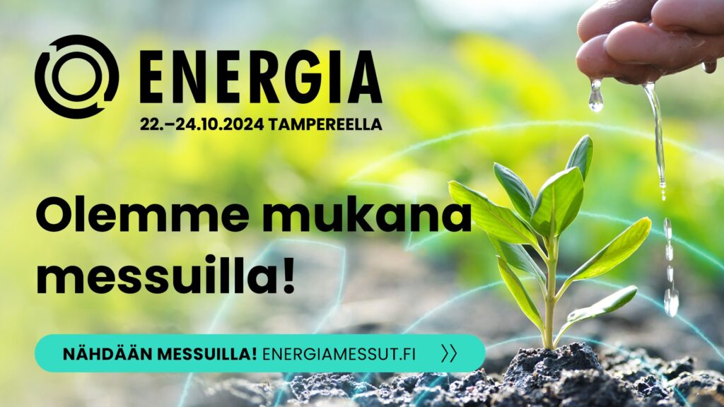 Olemme mukana Energia-messuilla.