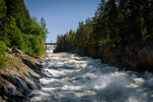 Kuohuva Imatrankoski.